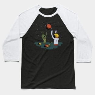 Astronaut Alien Baseball T-Shirt